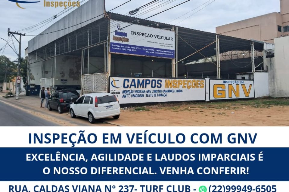 Fachada da unidade Campos Inspeções